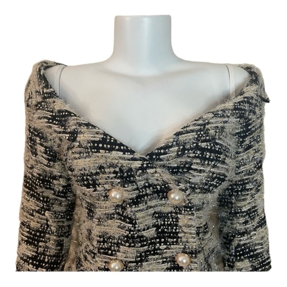 L’Atiste Knit Blazer Dress with Faux Pearls - Picture 7 of 16